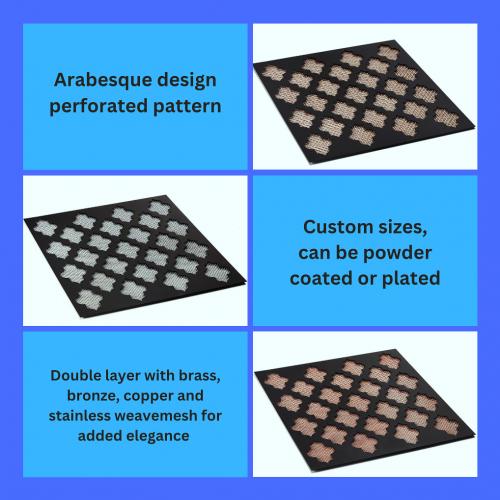 Ferrier Wire + Design Metals Arabesque Pattern Ferrier Wire + Design Metals Arabesque Pattern