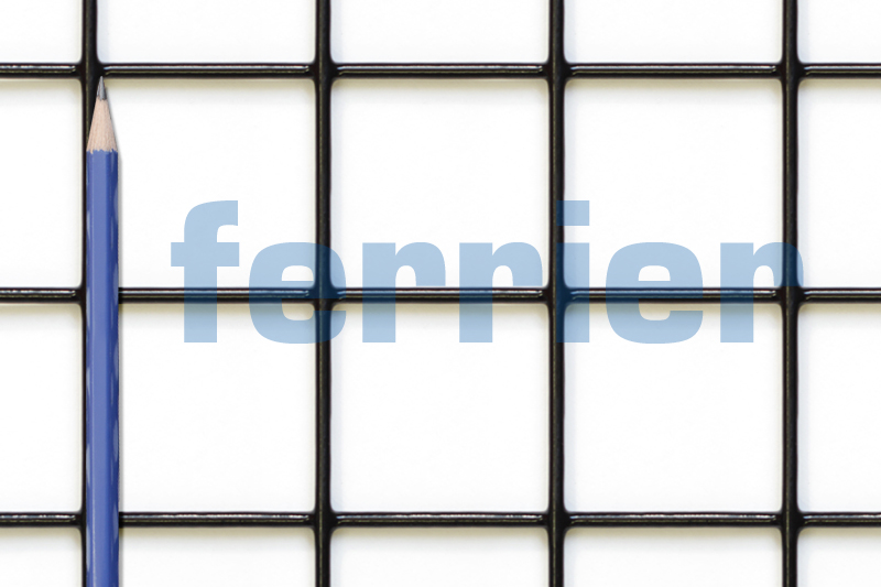 Ferrier black PVC 2" x 2" x 12.5 ga weldmesh Ferrier black PVC 2" x 2" x 12.5 ga weldmesh