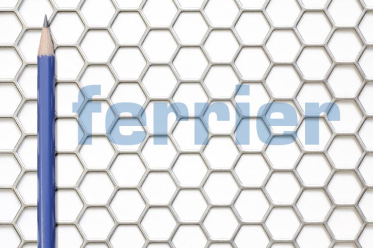 Ferrier Design Perforated
Pattern: 1/2 Hexagon
Material: Mild Steel (Unfinished) Ferrier Design Perforated
Pattern: 1/2 Hexagon
Material: Mild Steel (Unfinished)
