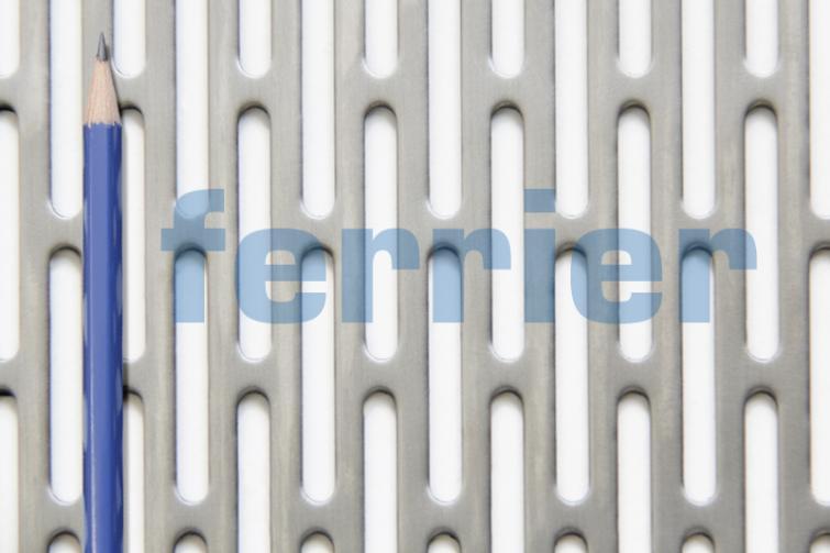 Ferrier Design Perforated
Pattern: 1/8 x 1 RES
Material: Mild Steel (Unfinished) Ferrier Design Perforated
Pattern: 1/8 x 1 RES
Material: Mild Steel (Unfinished)