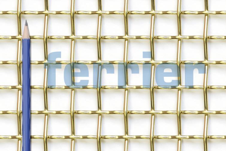 Ferrier Design weavemesh
Pattern: 22080
Material: C260 Brass Ferrier Design weavemesh
Pattern: 22080
Material: C260 Brass