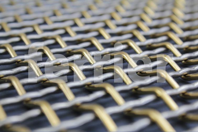 Ferrier Design weavemesh
Pattern: Miscela 2 x 2
Materials: C220 Bronze & 304 Stainless steel Ferrier Design weavemesh
Pattern: Miscela 2 x 2
Materials: C220 Bronze & 304 Stainless steel